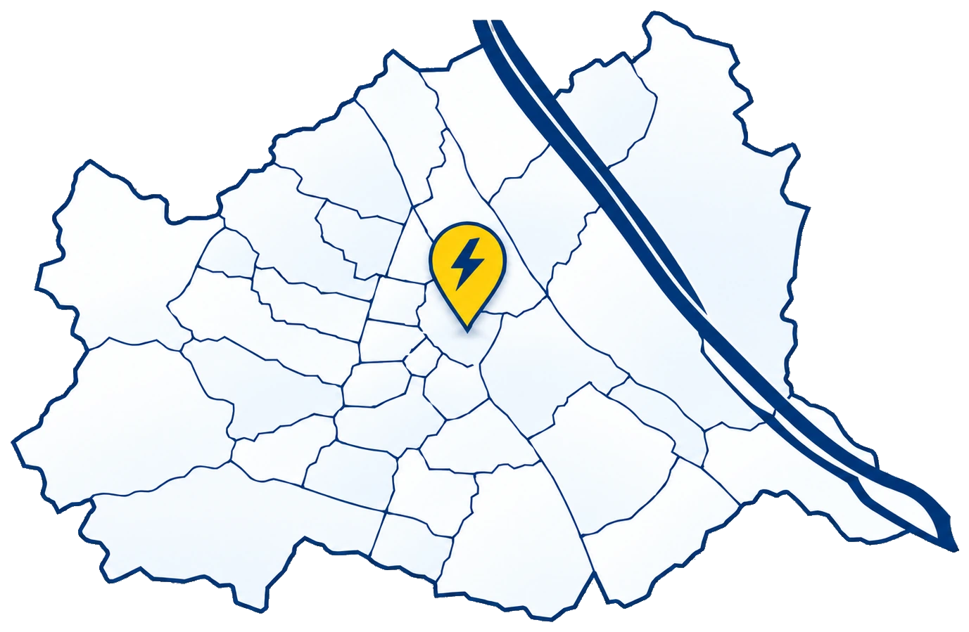 Einsatzgebiet Innere Stadt - Elektriker Notdienst Wien